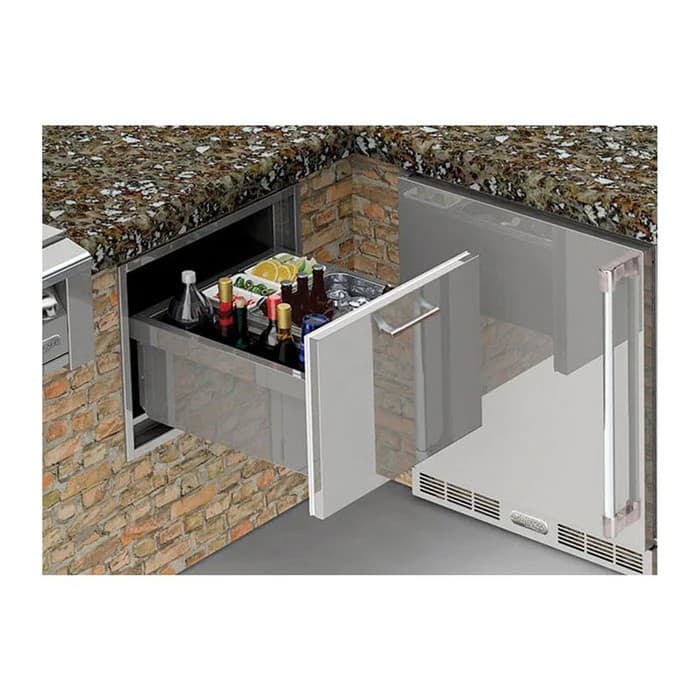 Alfresco 26" Under Counter Ice Drawer & Bev Center Insulated, Color