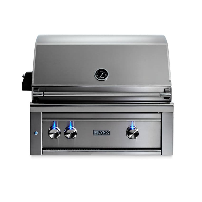Lynx 30" Professional Grill w/ 1 Trident Infrared Burner, 1 Ceramic Burner & Rotisserie
