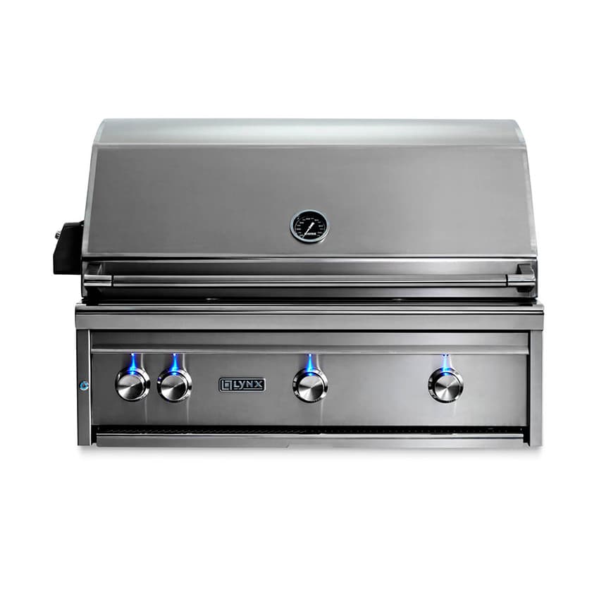 Lynx 36" Professional Grill w/ 1 Trident Infrared Burner, 2 Ceramic Burners & Rotisserie