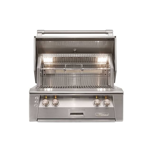 Alfresco 30" Built-In Grill, 2 Burner, Rotis, NG