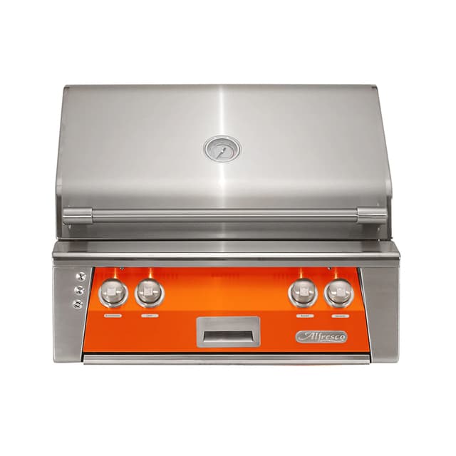 Alfresco 30" Built-In Grill, 2 Burner, Rotis, NG, Color