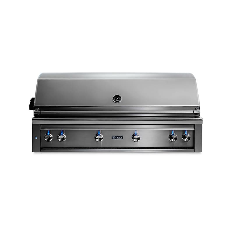 Lynx 54" Professional Built-In Grill w/ 1 Trident Infrared Burner, 3 Ceramic Burners & Rotisserie