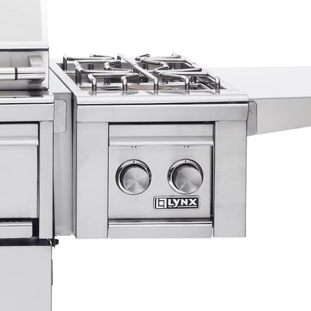 Lynx Cart Mounted Double side burner -fits all grill sizes