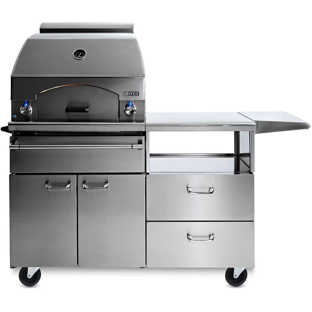 Lynx Napoli outdoor Oven™ and 54" Mobile Kitchen Cart