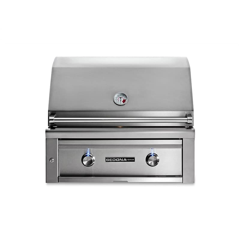 Sedona 30" Built-In Grill w/ Rotisserie, 1 ProSear Infrared Burner & 1 Stainless Steel Burner