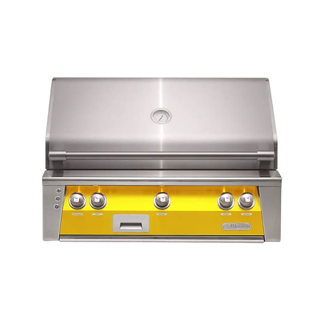 Alfresco 36" Built-In Grill, 3 Burner, Rotis, NG, Color