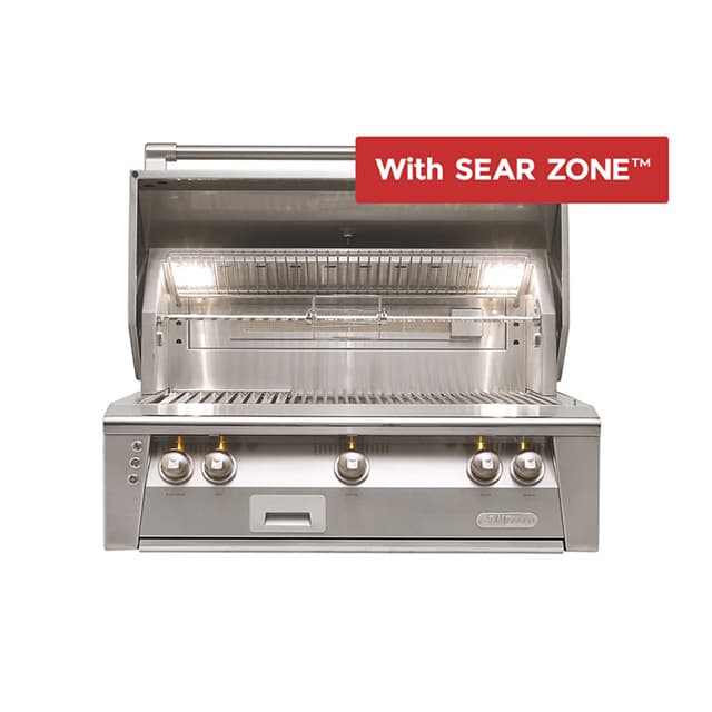 Alfresco 36" Built-In Grill, 3 Burner, Rotis, Sear Zone, NG