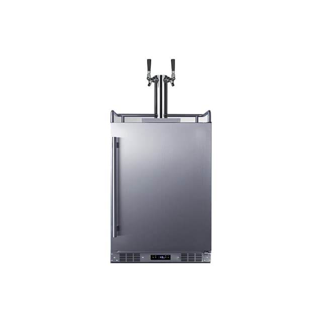 Summit 24" Wide Built-In Outdoor Beer Kegerator (Twin Tap)