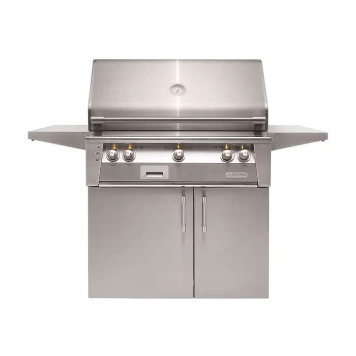Alfresco 36" Cart Grill, 2 Burner, Rotis, Double Door, LP