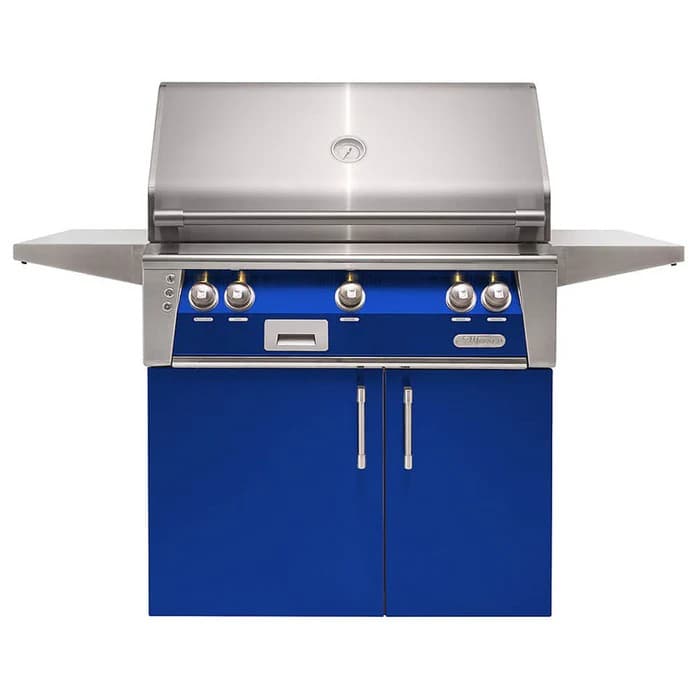 Alfresco 36" Cart Grill, 2 Burner, Rotis, Double Door, NG, Color
