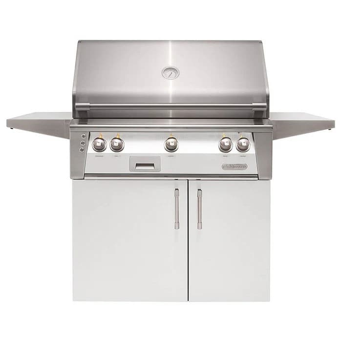 Alfresco 36" Cart Grill, 2 Burner, Rotis, Sear Zone, Double Door, NG, Color