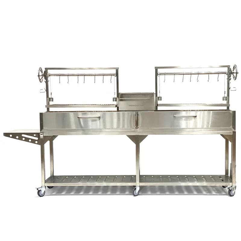 TaTagwood - BBQ Double Argentine Santa Maria Wood Fire & Charcoal Gaucho Grill