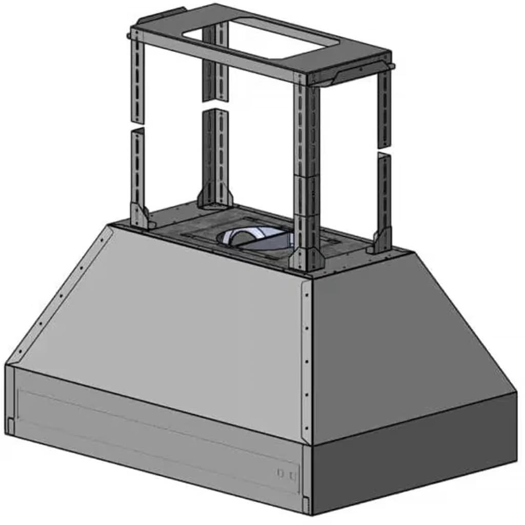 TRADE-WIND 48", Island - Internal 1200 CFM,  10" Start Collar, Duct Cover to 10' Ceilings