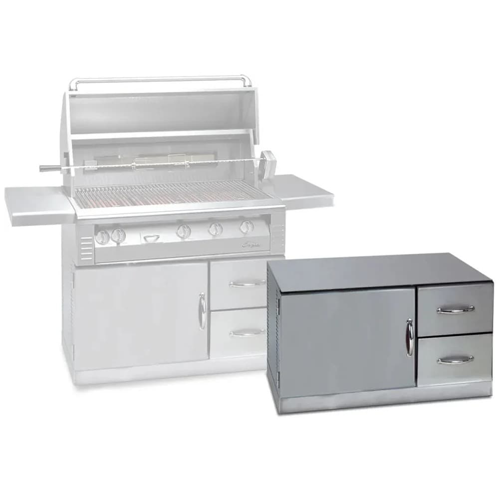 Alfresco 42" 7.25 Cubic Ft. Under Grill Refrigerator Cart Model