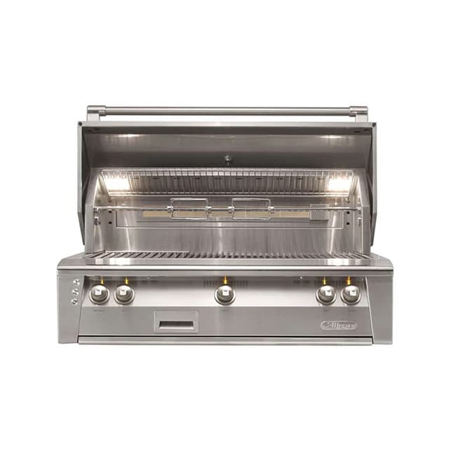 Alfresco 42" Built-In Grill, 3 Burner, Rotis, LP