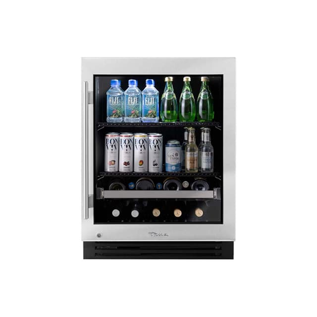 True ADA 24 Inch Glass Door Outdoor Beverage Center - Stainless Steel