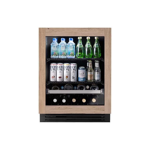 True ADA Height 24 Inch Glass Door Outdoor Beverage Center