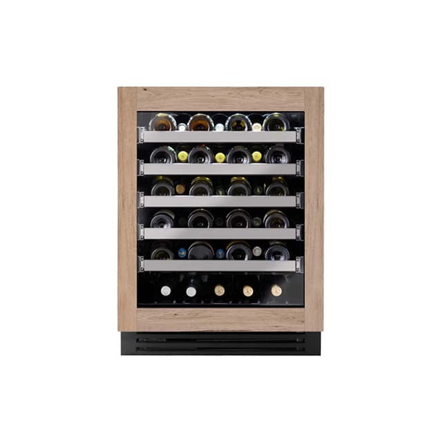 True ADA Height 24 Inch Glass Door Outdoor Wine Cabinet - Overlay Ready
