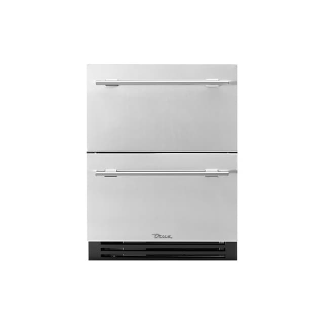 True ADA Height 24 Inch Outdoor Refrigerator Drawers - Stainless Steel