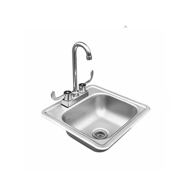 TrueFlame 15" x 15" Drop-in Sink