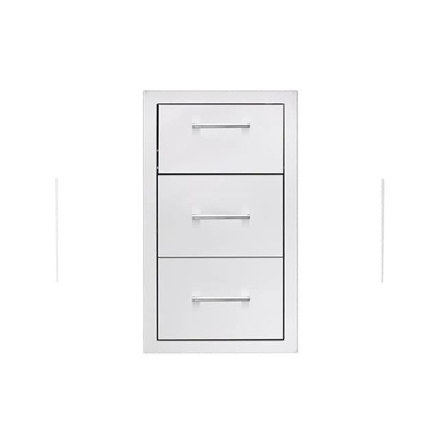 TrueFlame 17" Vertical 2-Drawer & Paper Towel Holder Combo