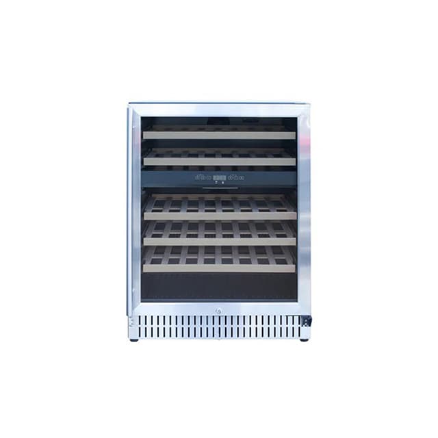 TrueFlame 24" Outdoor Rated Dual Zone Wine Cooler (4.5c)