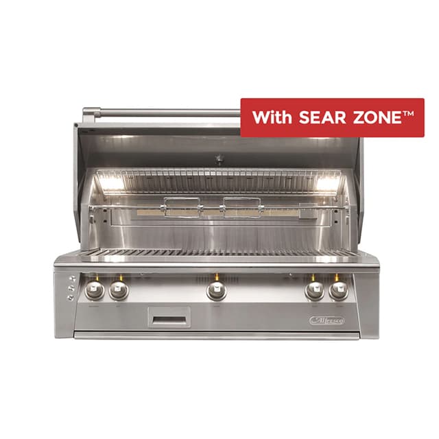 Alfresco 42" Built-In Grill, 3 Burner, Rotis, Sear Zone, NG