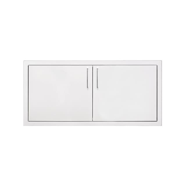 TrueFlame 36" 2-Drawer Dry Storage Pantry & Enclosed Cabinet Combo