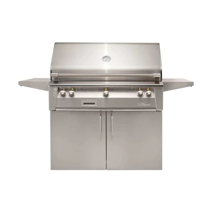 Alfresco 42" Cart Grill, 2 Burner, Rotis, Double Door, NG