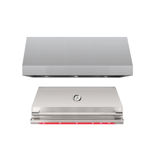 TrueFlame 72" Outdoor Rated Vent Hood with 2,000 CFM Motor and Mounting Bracket