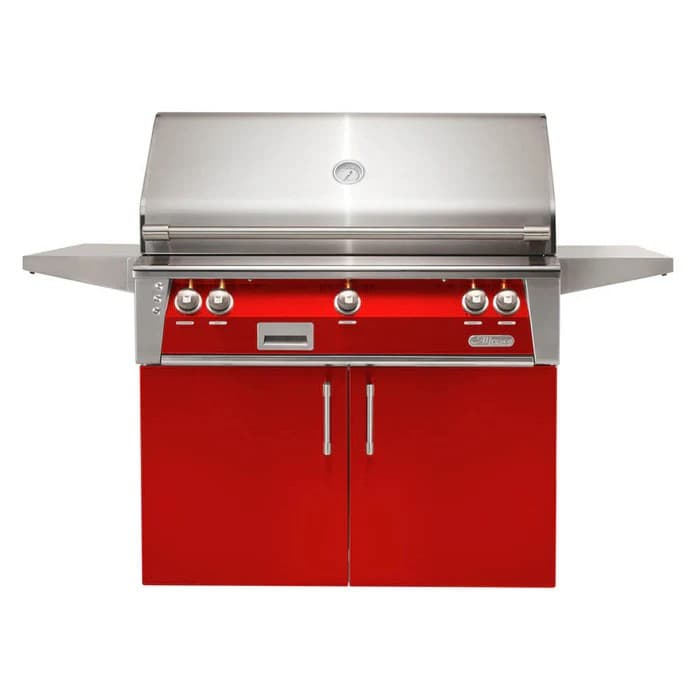 Alfresco 42" Cart Grill, 2 Burner, Rotis, Double Door, NG, Color