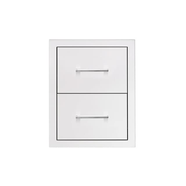 TrueFlame Masonry Frame - 17" Double Drawer