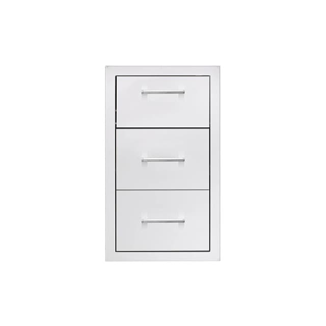 TrueFlame Masonry Frame - 17" Vertical 2-Drawer & Paper Towel Holder Combo