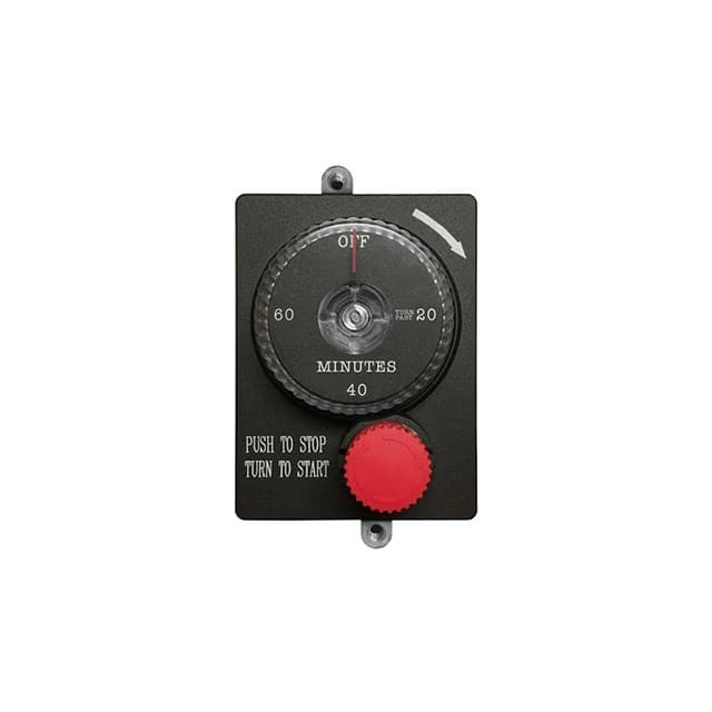TrueFlame Mechanical Timer with Manual Emergency Shut-Off - 1 Hour Countdown Timer