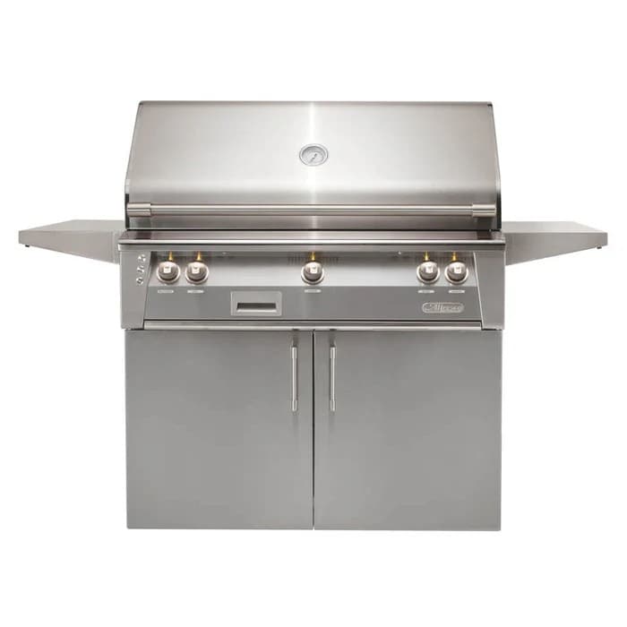 Alfresco 42" Cart Grill, 2 Burner, Rotis, Double Door, Sear Zone, NG, Color