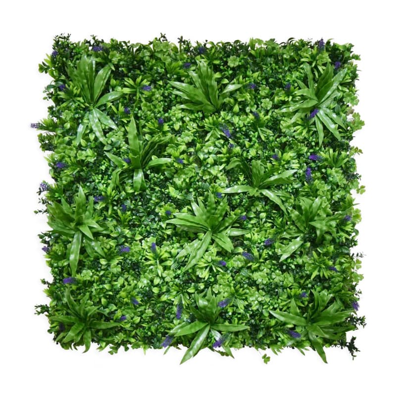 Zensa Artificial Purple Liriope Premium Ivy Panel – ZD-03A – 40″ x 40″