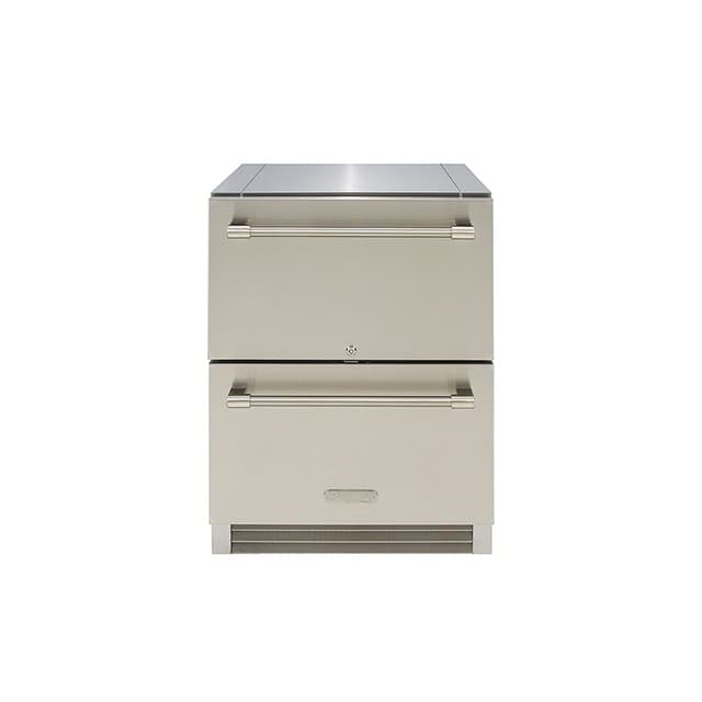 Alfresco PolarCore 24-in 5.67 Cu. Ft. Outdoor 2 Drawer Refrigerator