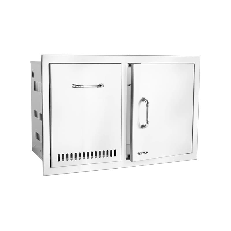 Bull 30" Door/Propane Drawer Combo w/ Reveal