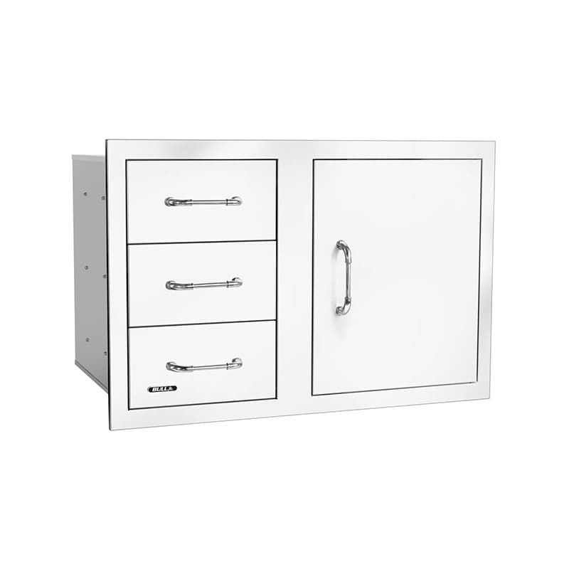 Bull 38" 3 Drawer Door Combo w/ Reveal