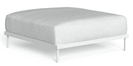 Cleosoft Alu - Ottoman Pouf