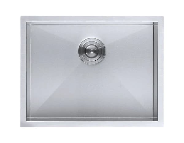 DAX Handmade Single Bowl Undermount Kitchen Sink, 16 GA Stainless Steel (Without Accessories)
