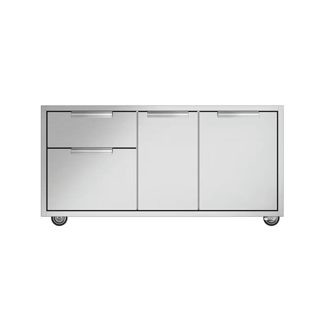 DCS 48" Grill CAD Cart with Access Drawers, for Series 7 & 9 Grills (Side Shelf Kits Not Included)