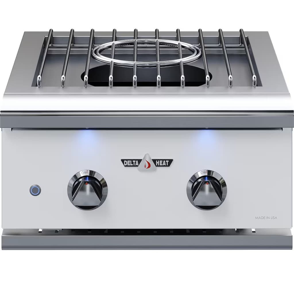 Delta Heat 22" Power Burner, White Control Panel