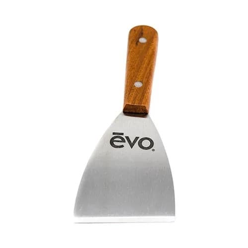 Evo Stainless Steel Scraper for Seasoned Cooktop