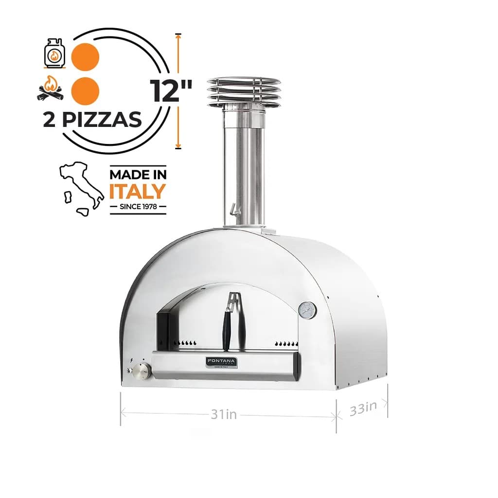 Fontana Forni NAPOLI Hybrid Gas & Wood Oven