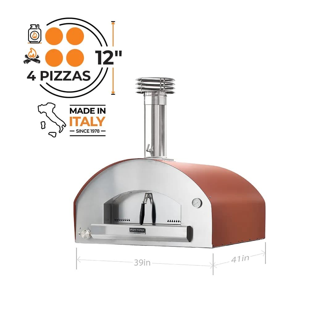 Fontana Forni ROMA Hybrid Gas & Wood Oven