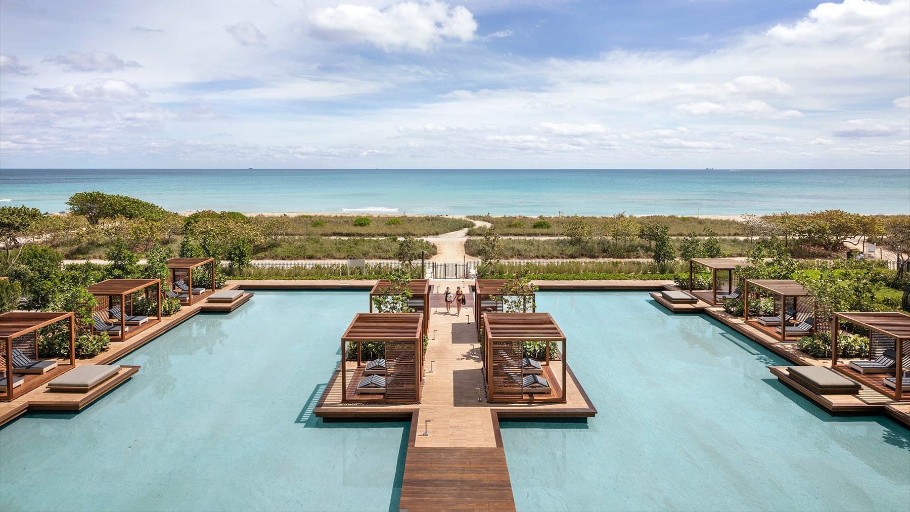 Commercial outdoor space at a South Florida hospitality venue