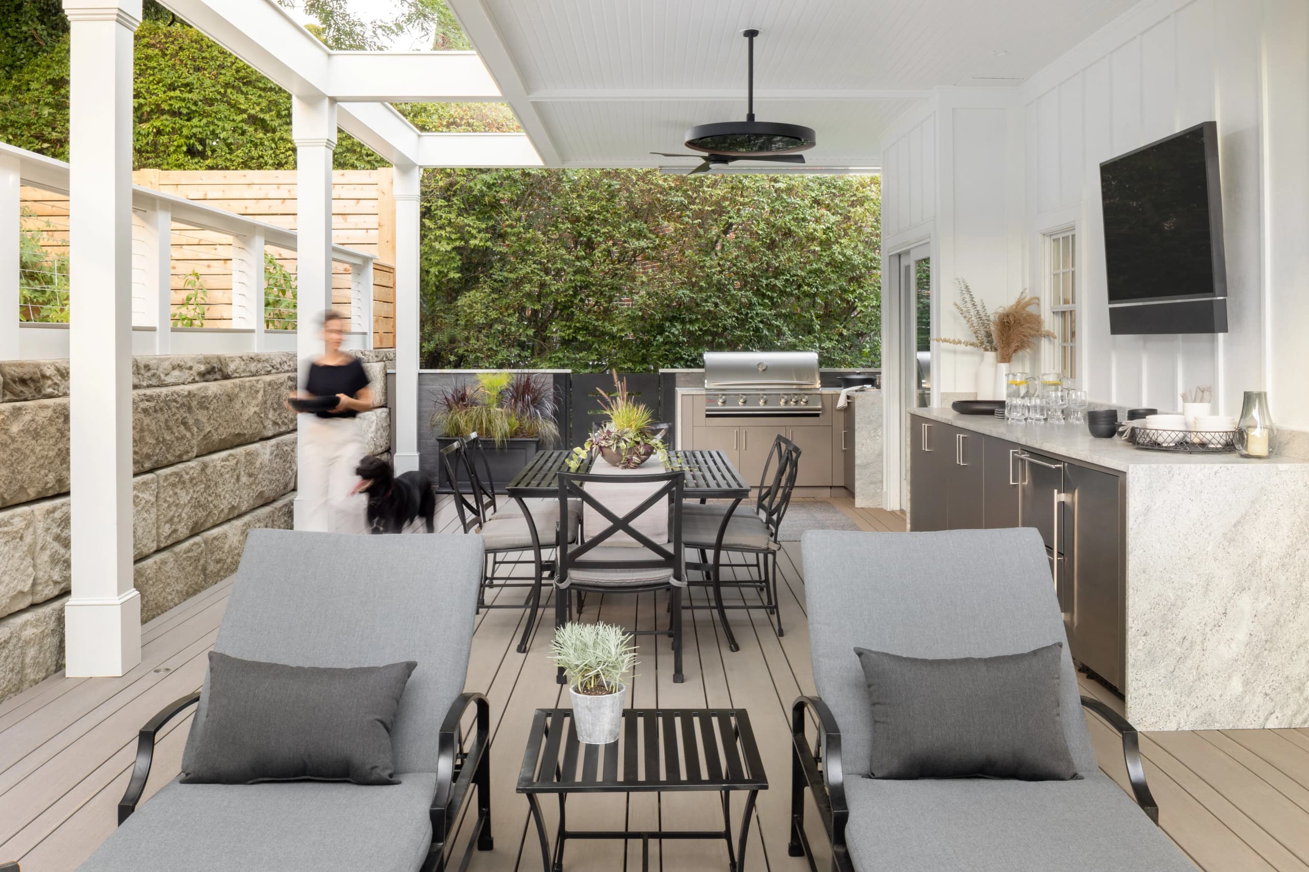 Urban Bonfire outdoor kitchen installation