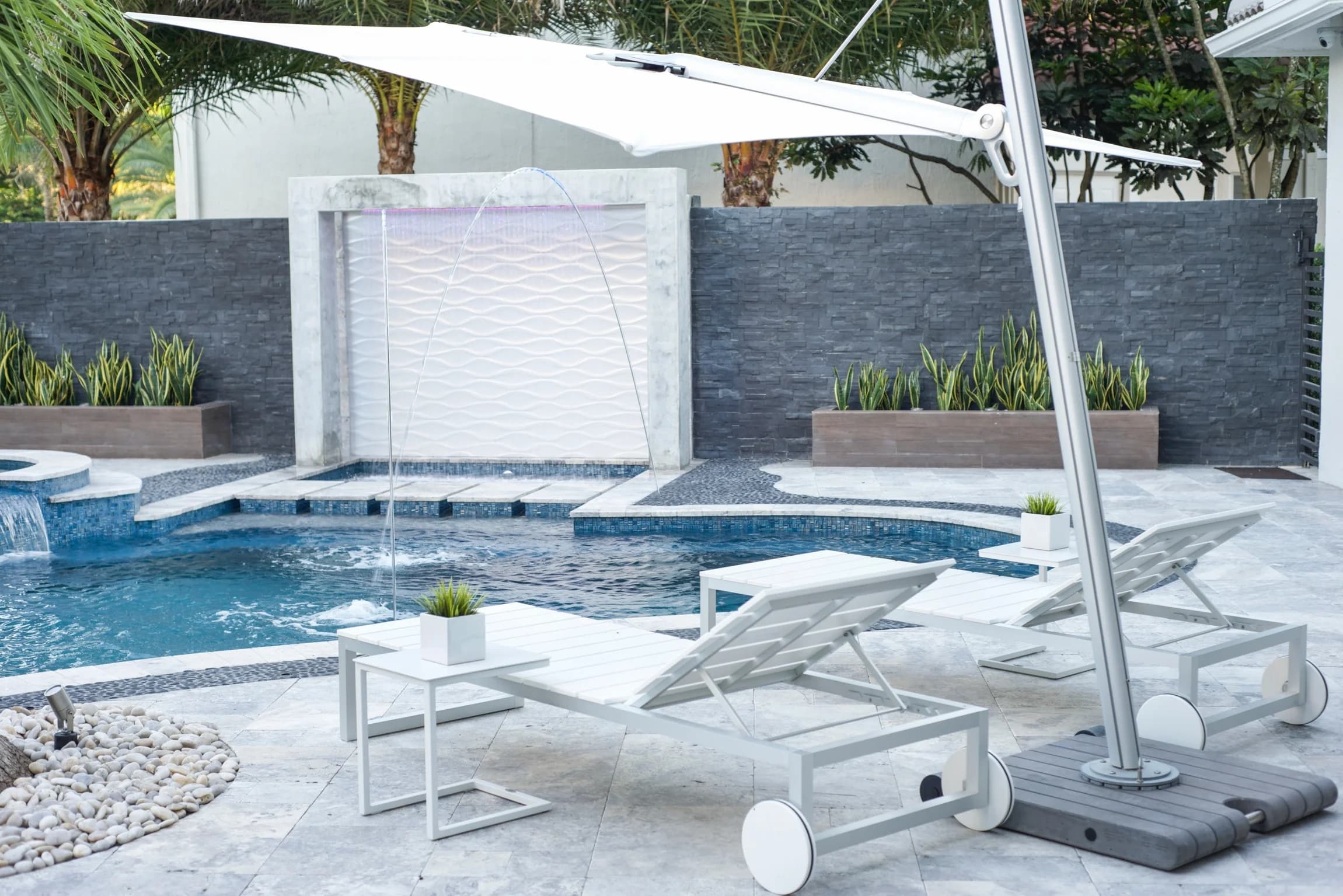 Custom pool renovation — Project 1, Miami