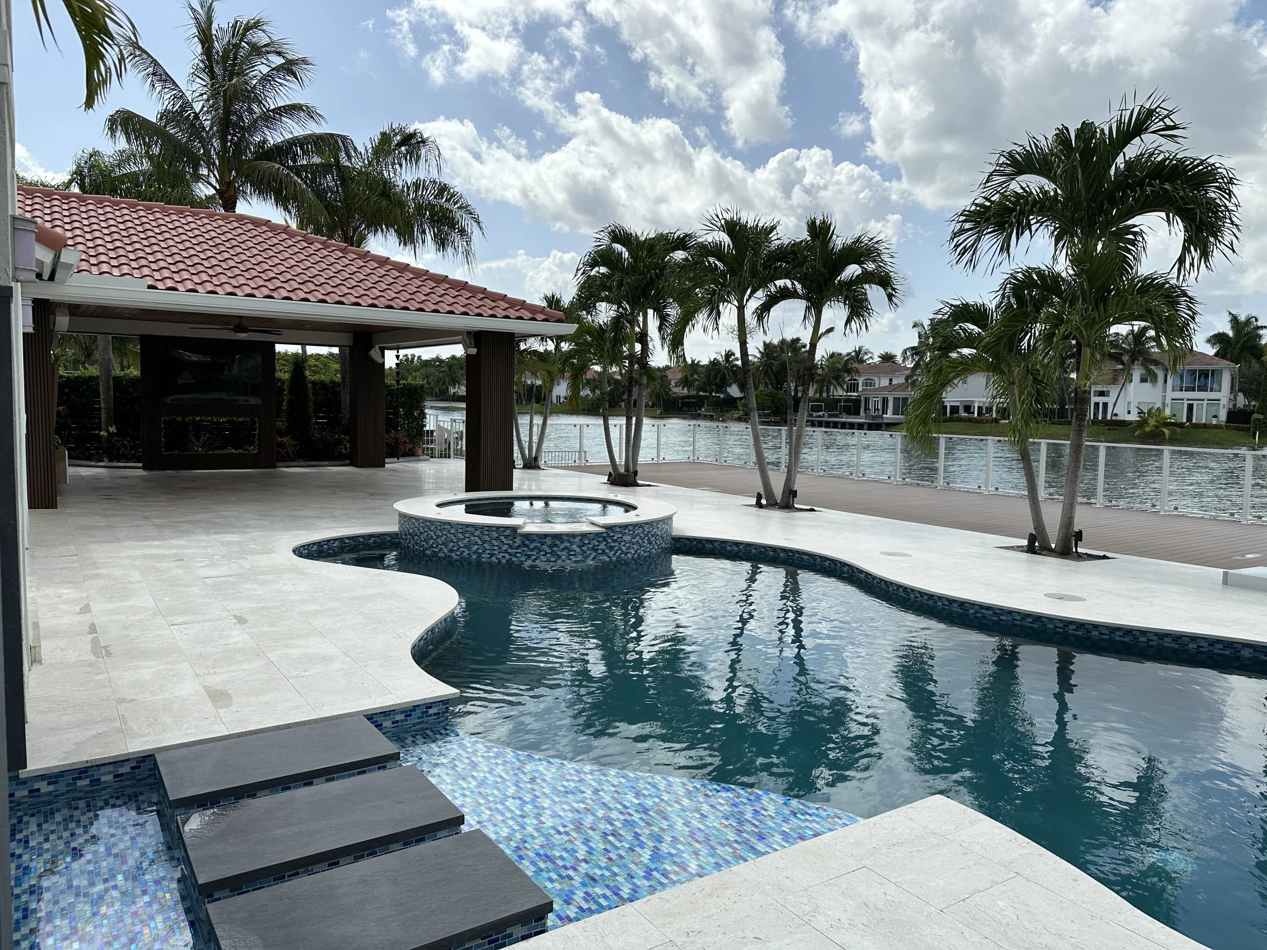 Waterfront custom pool — Project 2, Fort Lauderdale